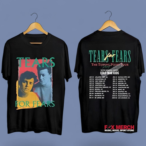 Tears For Fears The Tipping Point Tour 2023 Music T Shirts.jpg