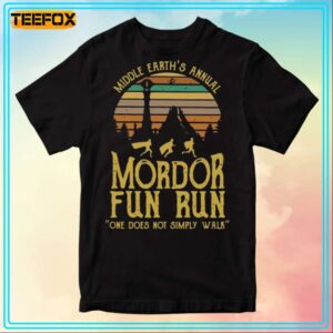 Mordor Fun Run One Does Not Simply Walk Unisex T Shirt 300x300.jpg