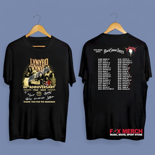 Lynyrd Skynyrd 60th Anniversary 1964 2024 Signatures Tour T Shirt.jpg