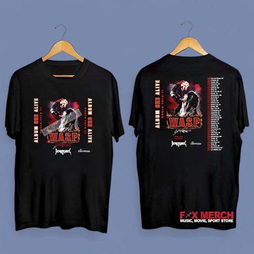 WASP Nation Album On Alive 2024 Tour Concert Music T Shirt.jpg
