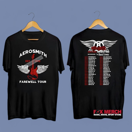Aerosmith Est 1970 Peace Out Farewell Tour 2024 2025 Concert T Shirt.jpg