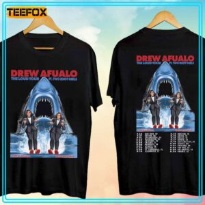 Drew Afualo LOUD Book Tour 2024 Music T Shirt 300x300.jpg