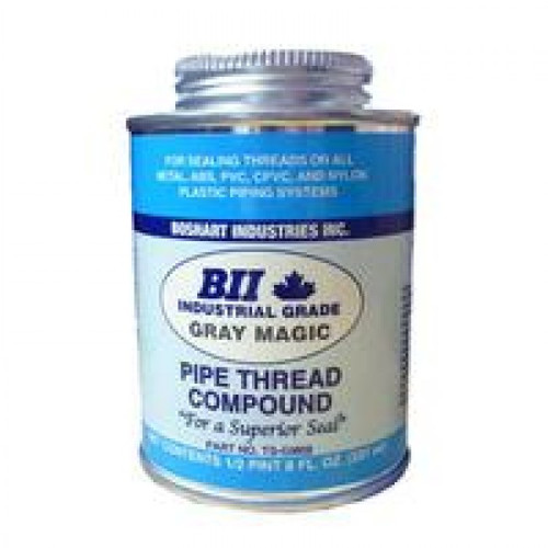 Boshart Industries Thread Compound for Stainless Steel Fittings - 1/2 Pint (8 Fl. Oz.) Visit https://www.aquascience.net/boshart-industries-thread-compound-for-stainless-steel-fittings-1-2-pint-8-fl-oz