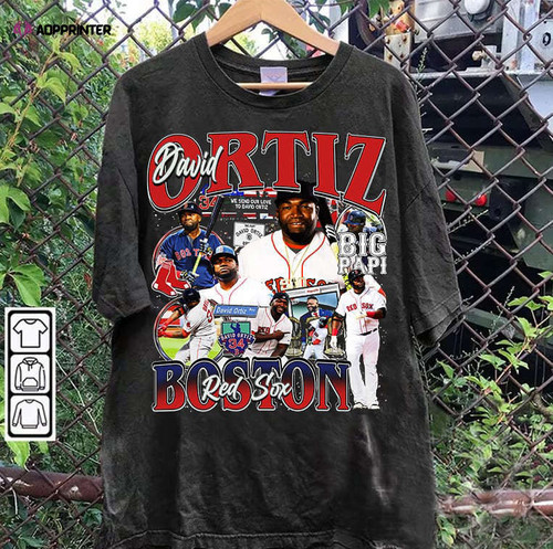 david ortiz tshirt david ortiz vintage sweatshirt retro american baseball unisex shirt.jpg