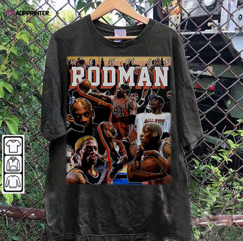 dennis rodman t shirt dennis rodman vintage tee retro american basketball unisex shirt.jpg