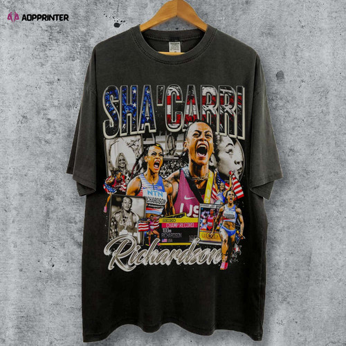 sha carri richardson olympic shirt champion usa t shirt paris olympics shirt paris 2024 sport olympi.jpg