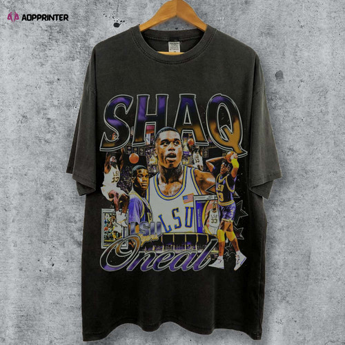 shaquille o neal shirt for men women vintage basketball shirt bootleg t shirt classic 90s graphic te.jpg