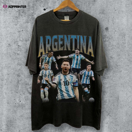 vintage retro argentina soccer team shirt soccer bootleg shirt soccer shirt football fan gifts socce.jpg