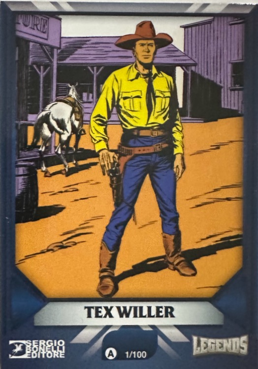 Sergio Bonelli Legends Gedis Mancolista Card Blu - Scegli da 1 a 100 - Picture 2 of 101