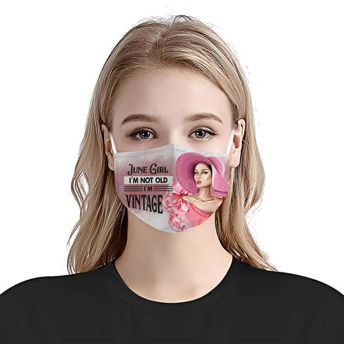 June Girl Not Old Just Vintage EZ02 2205 Face Mask 1