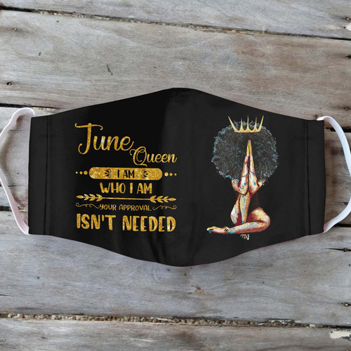 June Queen I Am Who I Am EZ01 1105 Face Mask 1