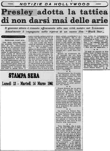 la stampa 13.14 3 1961