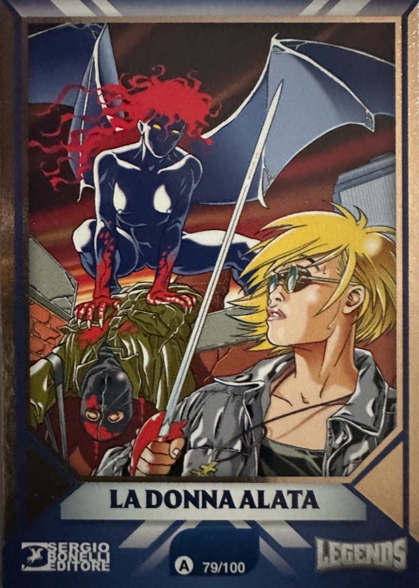 Sergio Bonelli Legends Card: Gedis Mancolista – Rare Art Poster, Dylan Dog Tex Mister No Zagor Themes