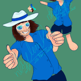 beach bro in pristine azure beach theme outfit (third outfit for VU, i supposed) wip01