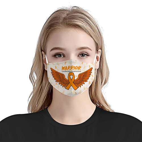 Leukemia Awareness Wings EZ06 0405 Face Mask 2