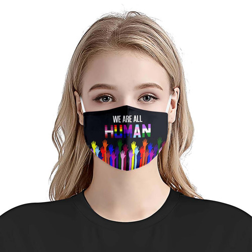 LGBT We Are All Human EZ08 2006 Face Mask 1