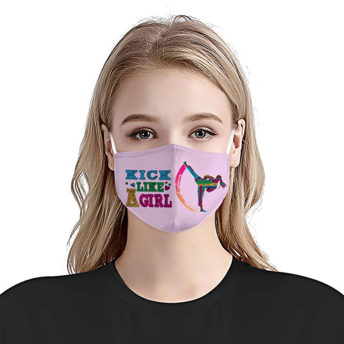 Karate Girl Kick It EZ10 0806 Face Mask 1 1