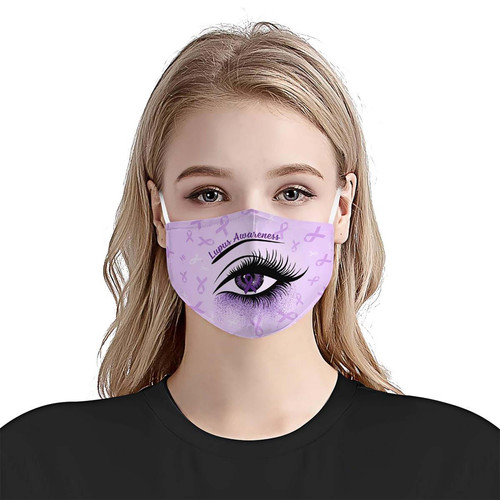 Lupus Awareness Eyes EZ01 2704 Face Mask 1