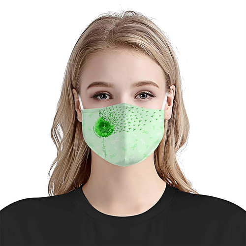 Lymphoma Awareness Daisy Faith Hope Love EZ03 0405 Face Mask 1