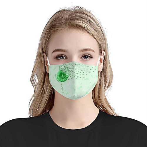 Mental Health Awareness Daisy Faith Hope Love EZ03 0405 Face Mask 1