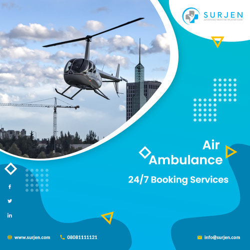 Need emergency medical help? Contact Surjen Healthcare Service Provider in Nigeria that offers domestic air ambulance services and solutions that eliminates the risk of road congestion and traffic problem and get the medical facility on time and save the patient. Sometimes, a situation happens when there are many people who get hurt in an accident; a helicopter air ambulance in Nigeria can carry multiple injured people easily to the hospital. By road ambulance has lots of risk of getting late and getting into traffic or accident because of a hurry, Air ambulance service in Nigeria is the best option when a patient wants an emergency treatment but the medical facility in far longer.

Website: https://www.surjen.com/ambulance-detail/5