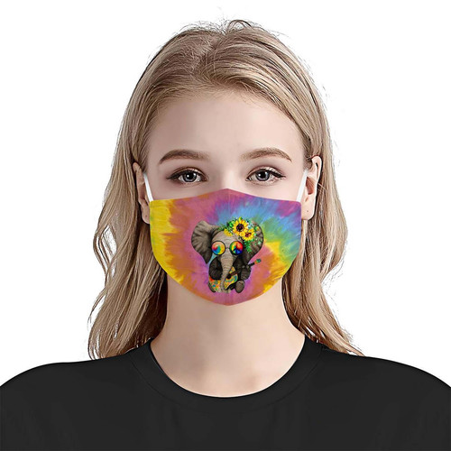 Hippie Elephant EZ10 1604 Face Mask Tie Dye 2