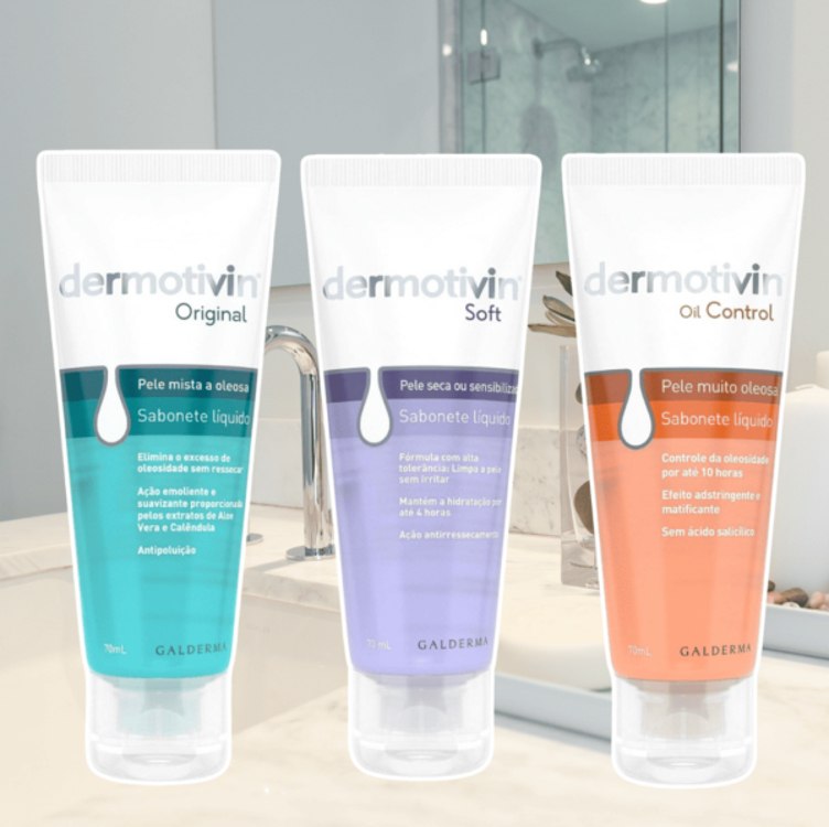 Dermotivin Sabonete Líquido Facial 70ml