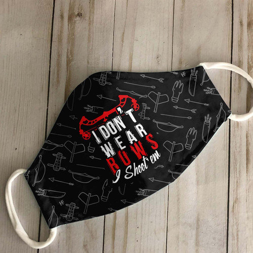 I Dont Wear Bows EZ03 1007 Face Mask 2