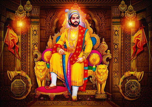 Shree Chatrapathi Shivaji Maharaj Photo Frame Digital Print Incredible Mission Mahaajana Group 01.jpg