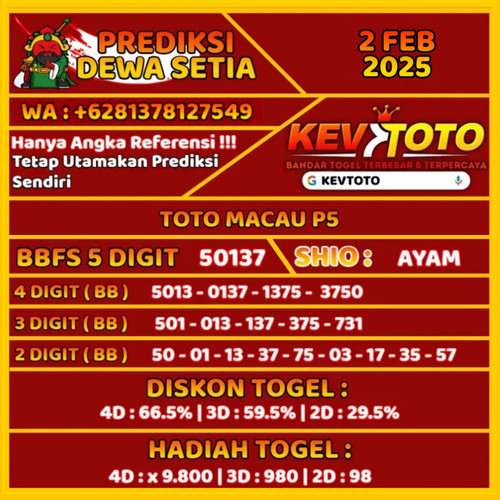Prediksi Togel 4D Toto Macau P5 Minggu 2 Februari 2025.jpg