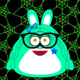 Minte grins on the gaming room i guess