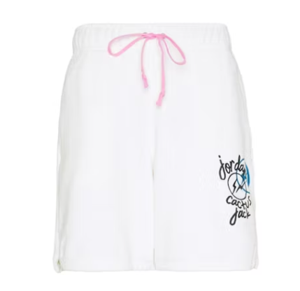 Travis Scott x Jordan x Fragment Shorts White 1.png