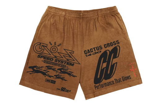 Travis Scott Cactus Jack 92CC Shorts Brown 1.2