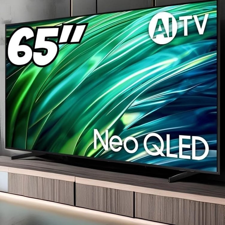 Samsung AI TV 65″ Neo QLED 4K 65QNX1D 2024, Processador com AI, Upscaling 4K, Mini LED, Painel 120hz, AI Energy Mode, Alexa built in