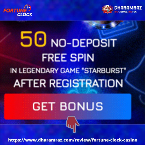 Fortune Clock 50 Free Spins, No Deposit Bonus | Review 2020 | Dharamraz.jpg