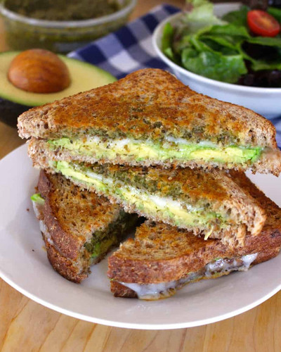 Avocado Pesto Provolone Grilled Cheese Frugal Nutrition.jpg
