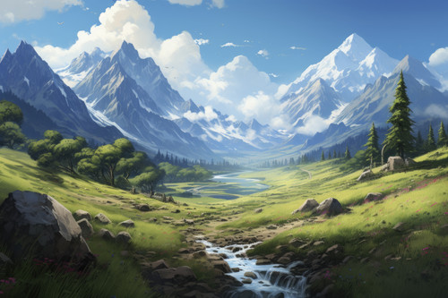 fantasy style scene with mountains landscape.jpg