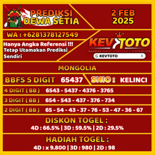 Prediksi Togel Toto 4D Mongolia Minggu 2 Februari 2025.jpg