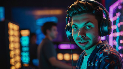 Leonardo Kino XL a young gamer and streamer boy standing confi 1 (1).jpg