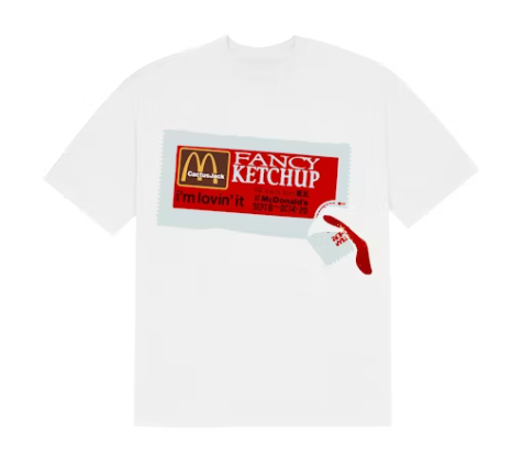 Travis Scott x CPFM 4 CJ Ketchup T Shirt White 1.png