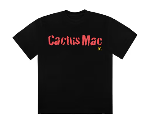 Travis Scott x McDonald's Cactus Mac T Shirt Black 1.png