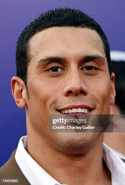 los angeles ca stuntman tanoai reed arrives at the 7th annual taurus world stunt awards at.jpg