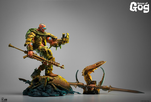 Klaw the space ravager House of Gog The Art of Pascal Blanché original art statue KLAW 110 forum.jpg