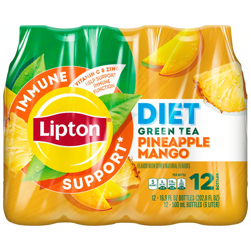 Lipton Immune Support Diet Pineapple Mango Green Iced Tea 16 9 fl oz 12 Pack Bottles ad68e513 6131 4.jpg