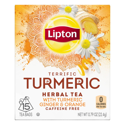 Lipton Terrific Turmeric Herbal Tea Ginger Orange Caffeine Free Tea Bags 15 Ct ecce7bab 03ee 47cc b2.jpg