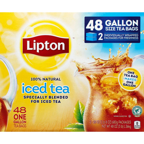 Product of Lipton Iced Tea Gallon Size Tea Bags 48 ct Pack of 2 Tea Bulk Savings 8082d76b 4931 400e .jpg