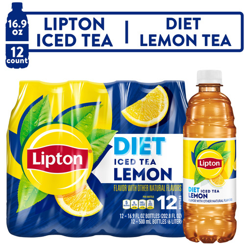 Lipton Zero Sugar Lemon Iced Tea Bottled Tea Drink 16 9 fl oz 12 Pack Bottles 0e638303 0487 4dd8 8a3.jpg