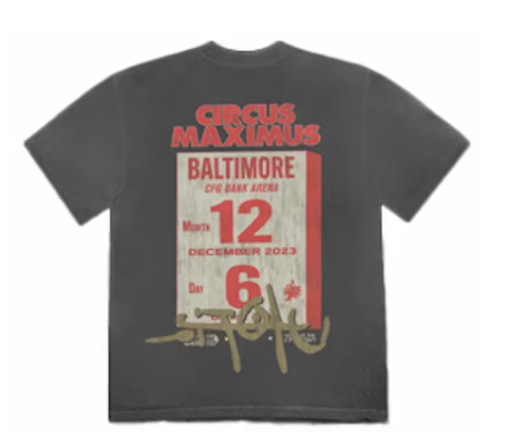 Travis Scott Utopia Is In Baltimore Tee Black 2.2