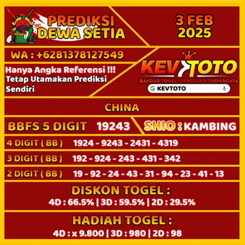 Prediksi Togel Toto 4D China Senin 3 Februari 2025.jpg
