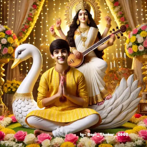 Jai Maa Saraswati Vashant Panchami coming soon 2 february वशन्त पंचमी की हा...कामन...d #trending #tr.webp